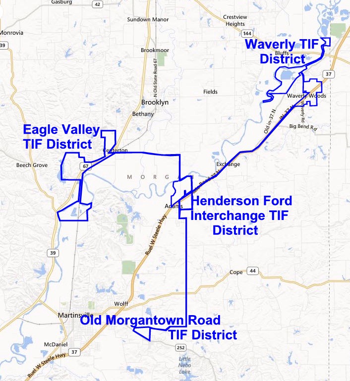 White River Valley Enhancement Area Map