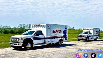 EMS Ambulances and Staff